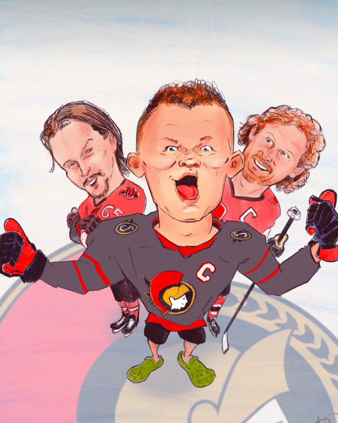 Welcome to the Captain’s Club // Brady Tkachuk, Daniel Alfredsson, Erik Karlsson // Ottawa Senators
