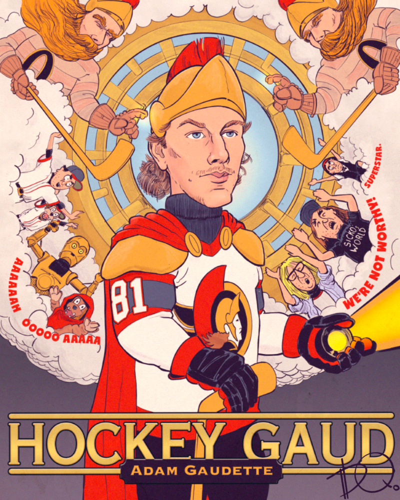 Hockey Gaud - 11x14 Poster