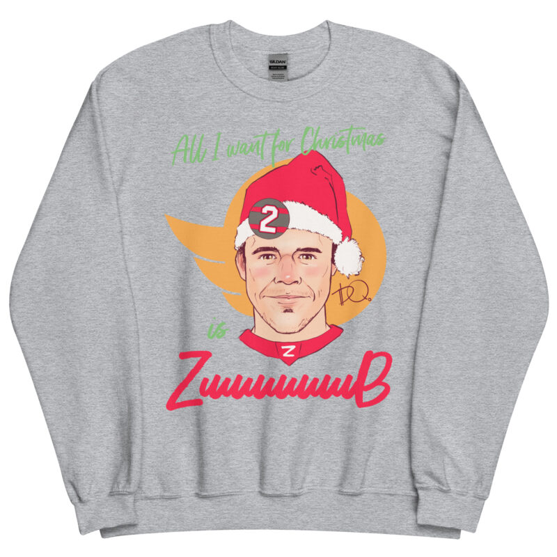 All I Want For Xmas Is Zuuuuuub Unisex Sweatshirt - Image 5