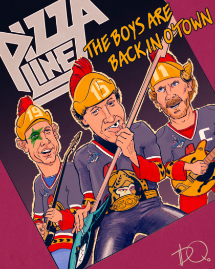 The Pizza Line - 11x14 Poster